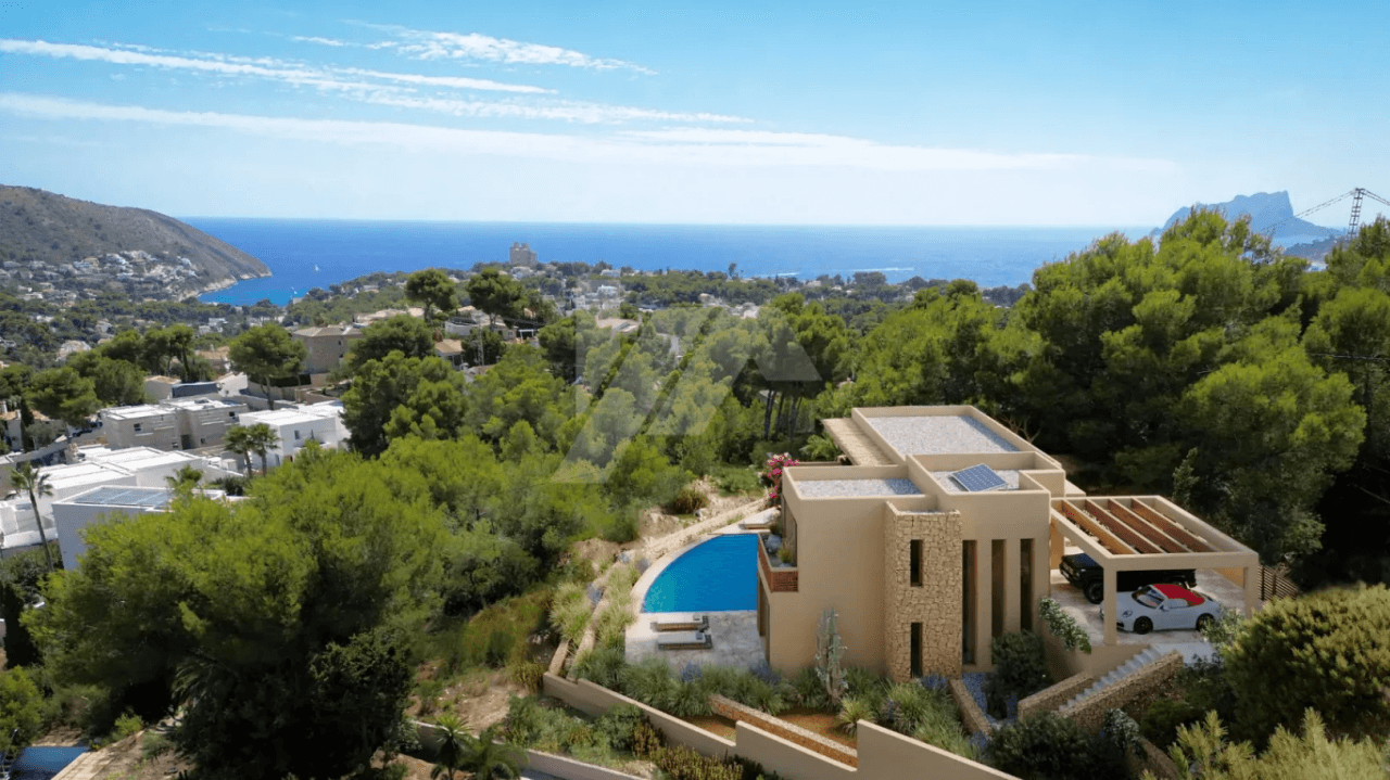Villa for sale in El Portert, Moraira, Costa Blanca.