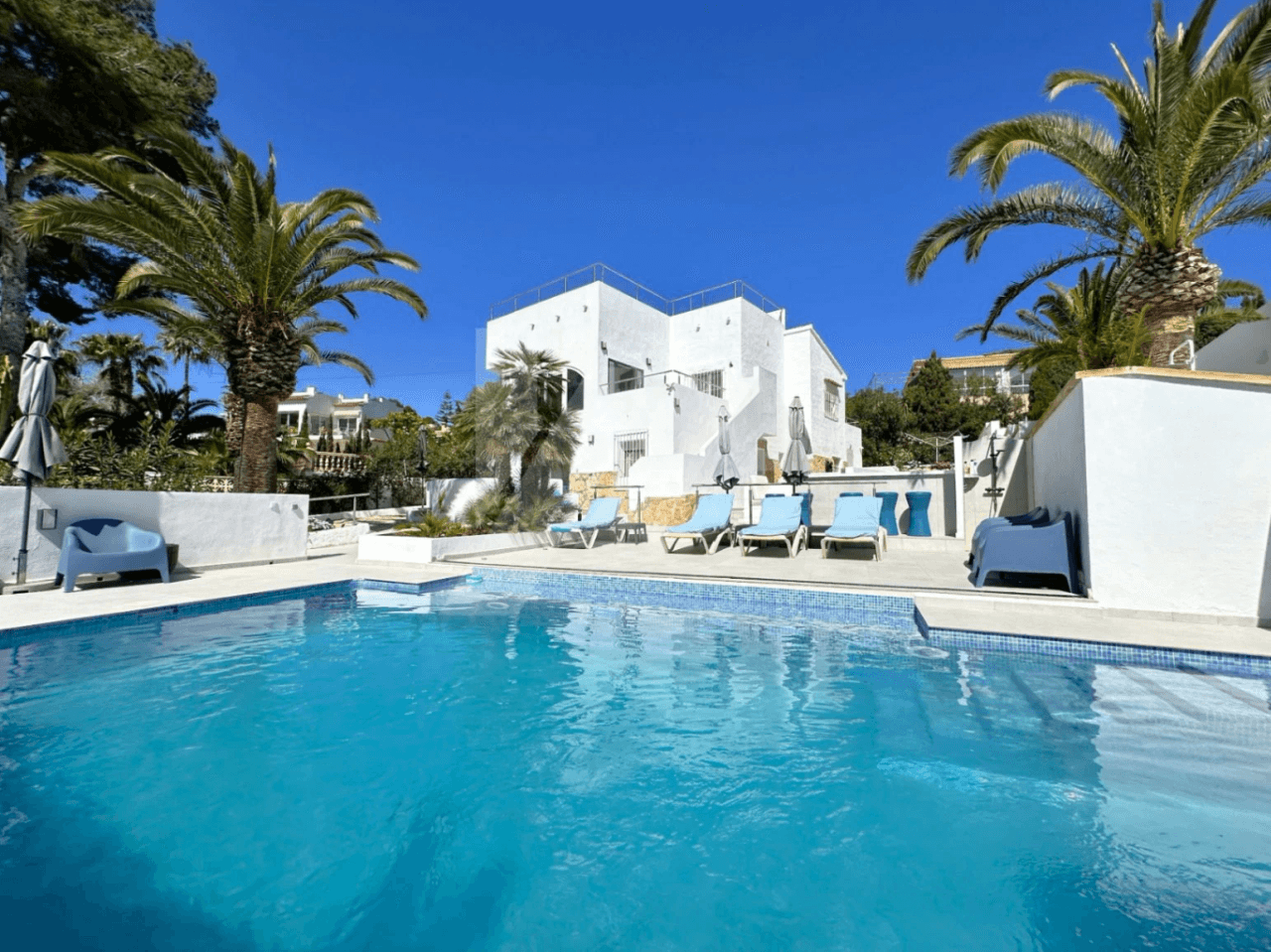 Villa mit Meerblick zum Verkauf in Moraira, Costa Blanca.