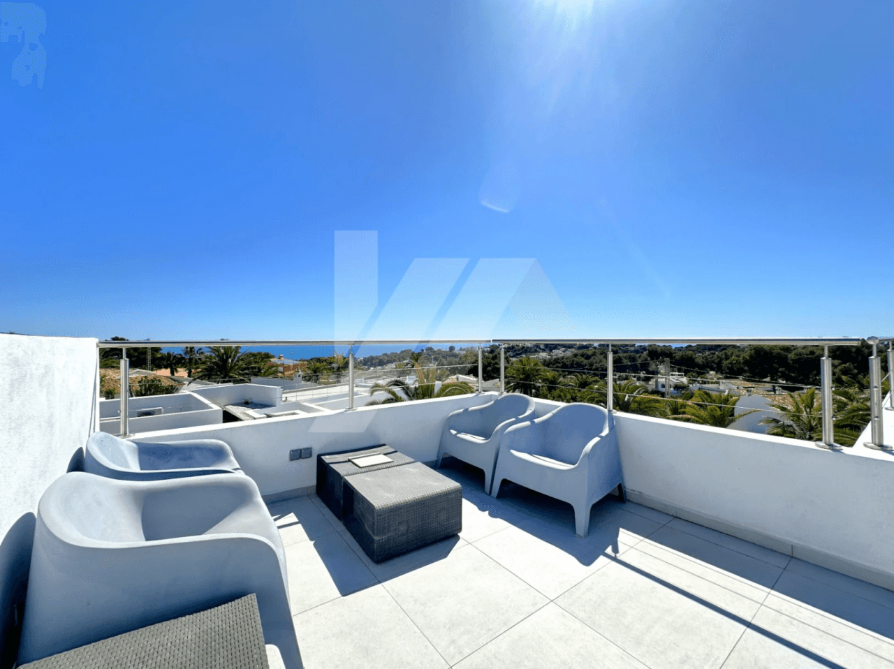 Villa mit Meerblick zum Verkauf in Moraira, Costa Blanca.