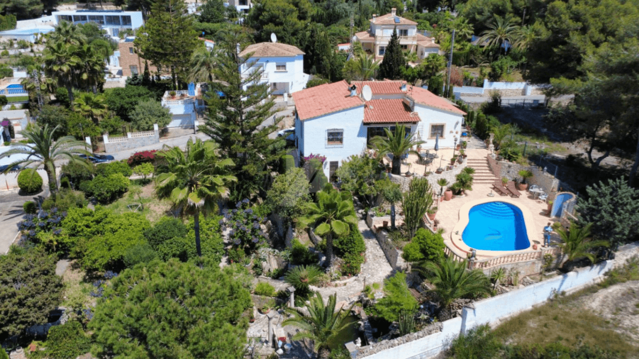 Villa zum Verkauf in Moraira, Costa Blanca.