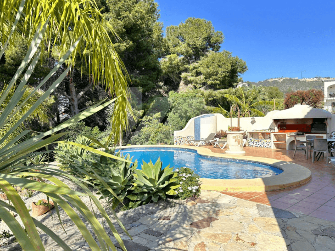 Mediterrane Stilvilla zum Verkauf in Benissa, Costa Blanca.