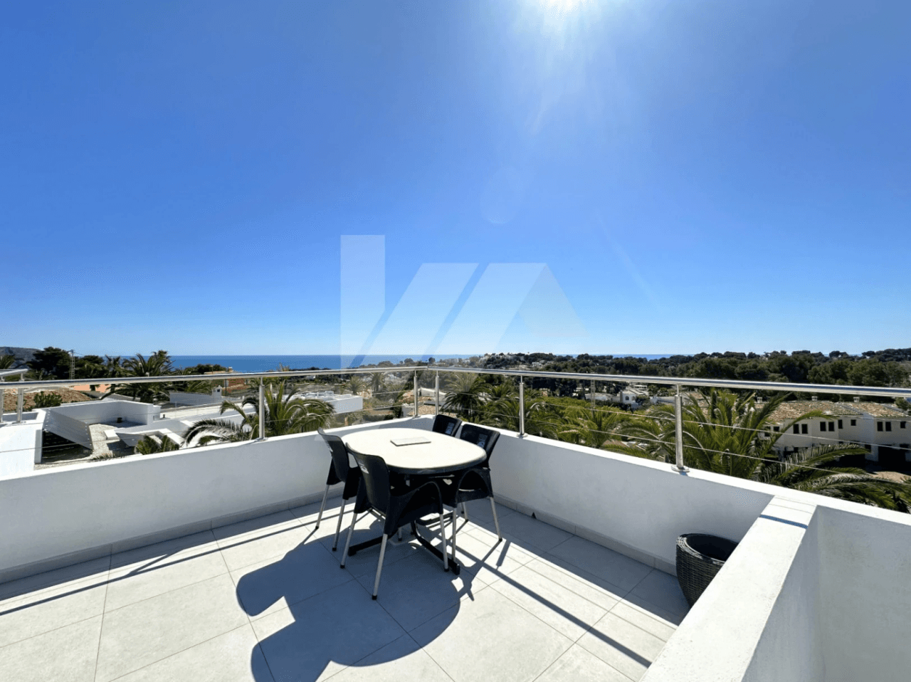 Villa with sea views for sale in Moraira, Costa Blanca.