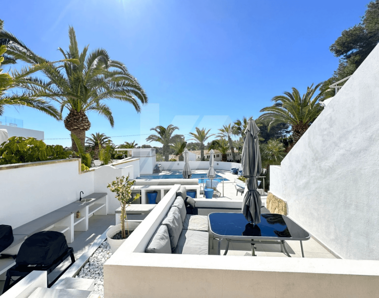 Villa with sea views for sale in Moraira, Costa Blanca.