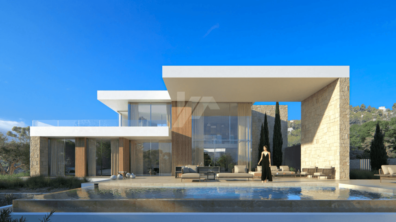 Luxury villa with sea views for sale in Moraira, Costa Blanca.
