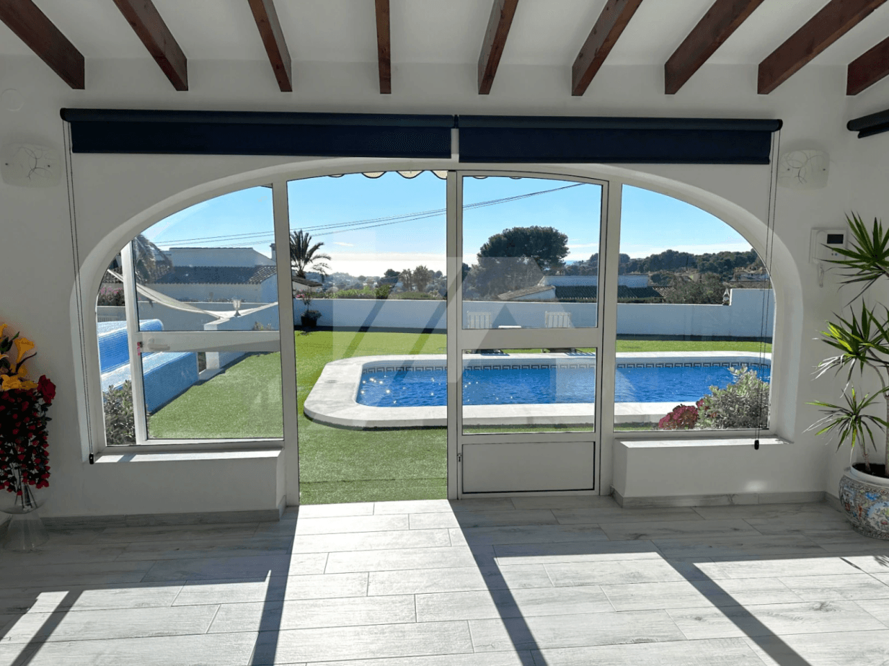 Villa with sea views for sale in Moraira, Costa Blanca.